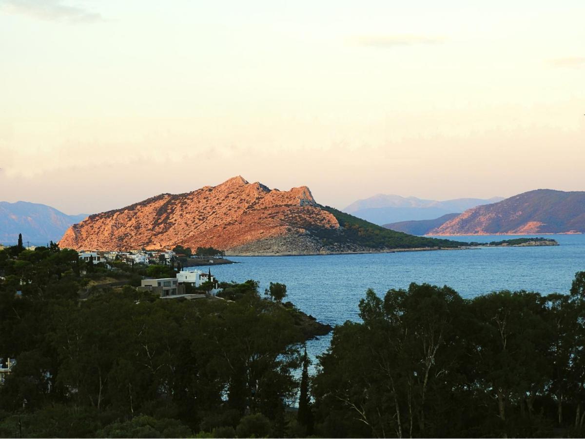 Serenity Villa Aegina Fantastic View Near The Beach Esterno foto