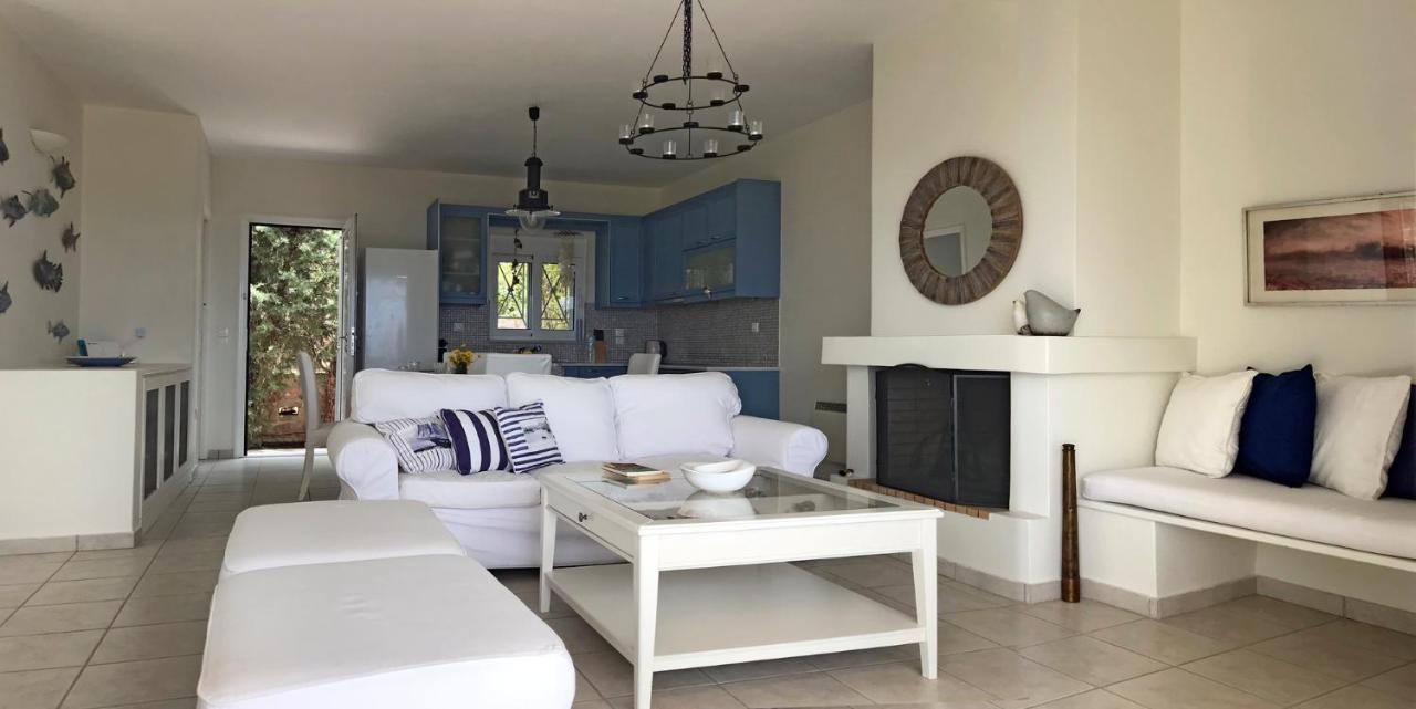 Serenity Villa Aegina Fantastic View Near The Beach Esterno foto