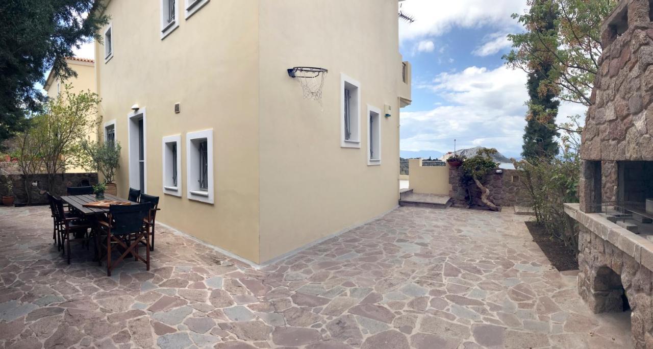 Serenity Villa Aegina Fantastic View Near The Beach Esterno foto