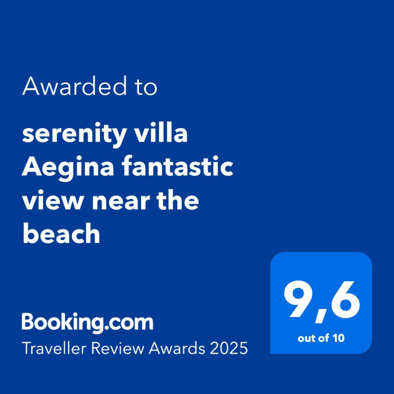 Serenity Villa Aegina Fantastic View Near The Beach Esterno foto